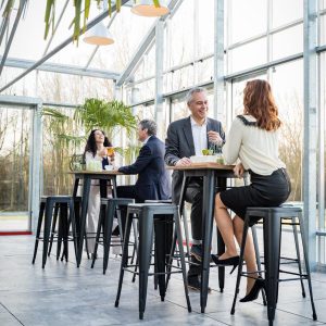 Hamburg ståbord 70x70cm