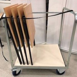 Vogn til eksamensbord
