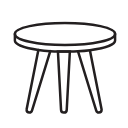 Café furniture udendoers