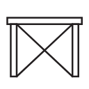 Foldable tables udendoers