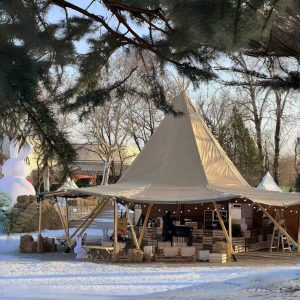 Teepee 8x8m PVC