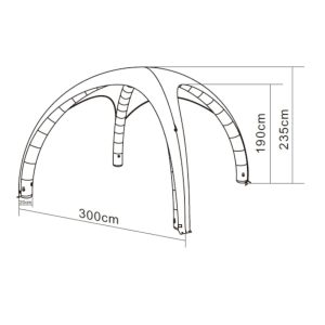 Komplet Air Cover 3x3m