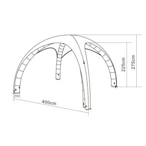 Komplet Air Cover 4x4m - Fullprint