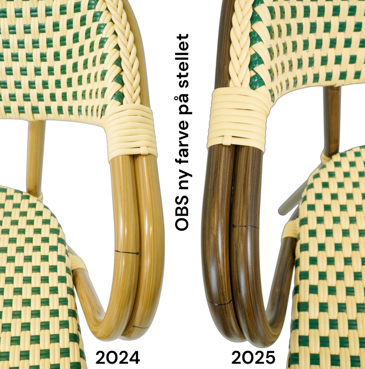 Paris - Caféstol m. armlæn - Flet