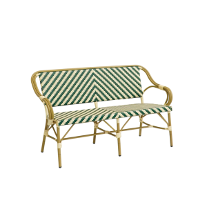 Paris - Cafébænk m. armlæn - Flet