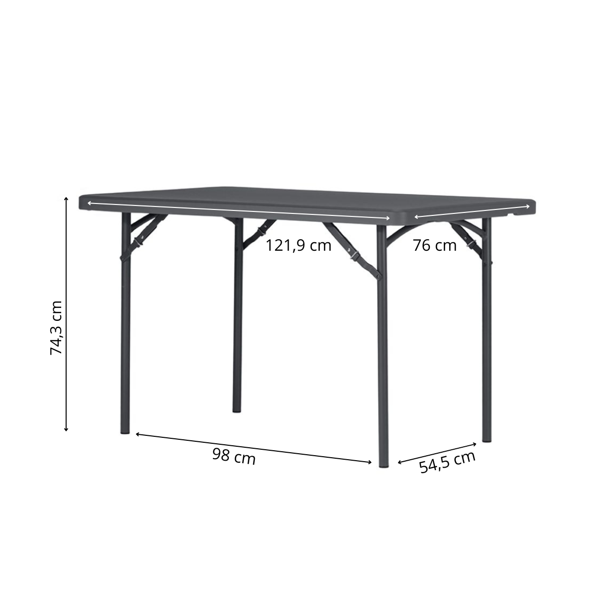 Zown New Classic - klapbord XL 120x76 cm