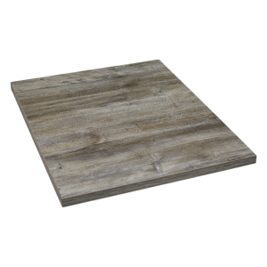 Vintage Fyrretræ bordplade firkantet Exteriolit