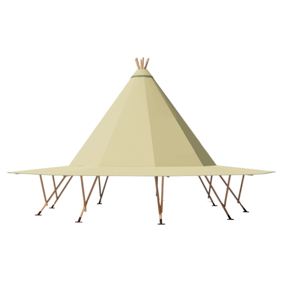 Teepee 8x8m Canvas