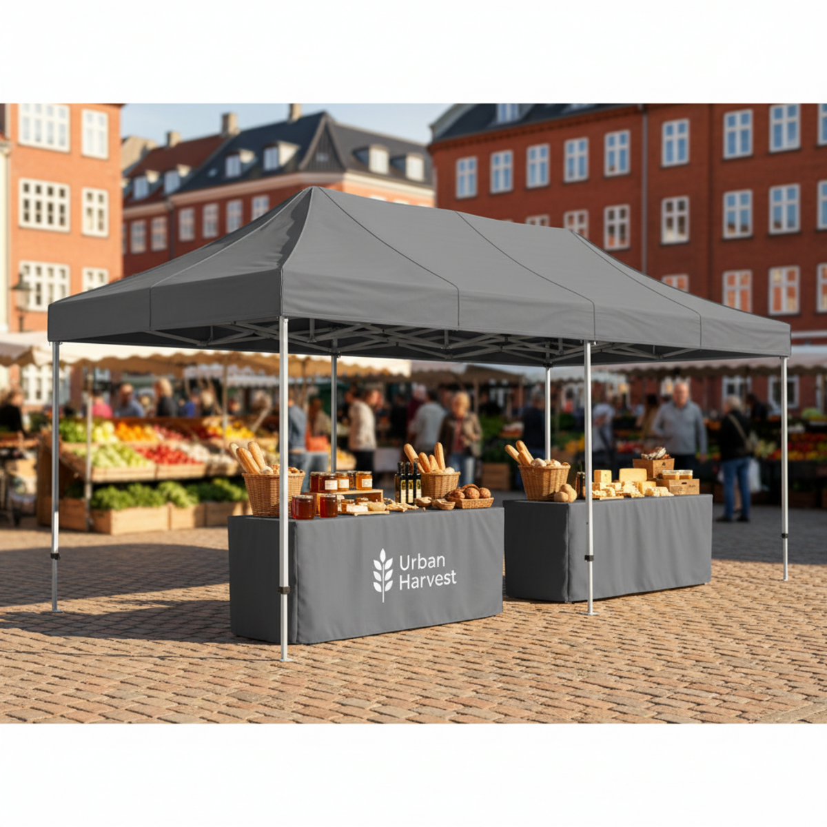 Foldetelt Komplet 3x6m Premium