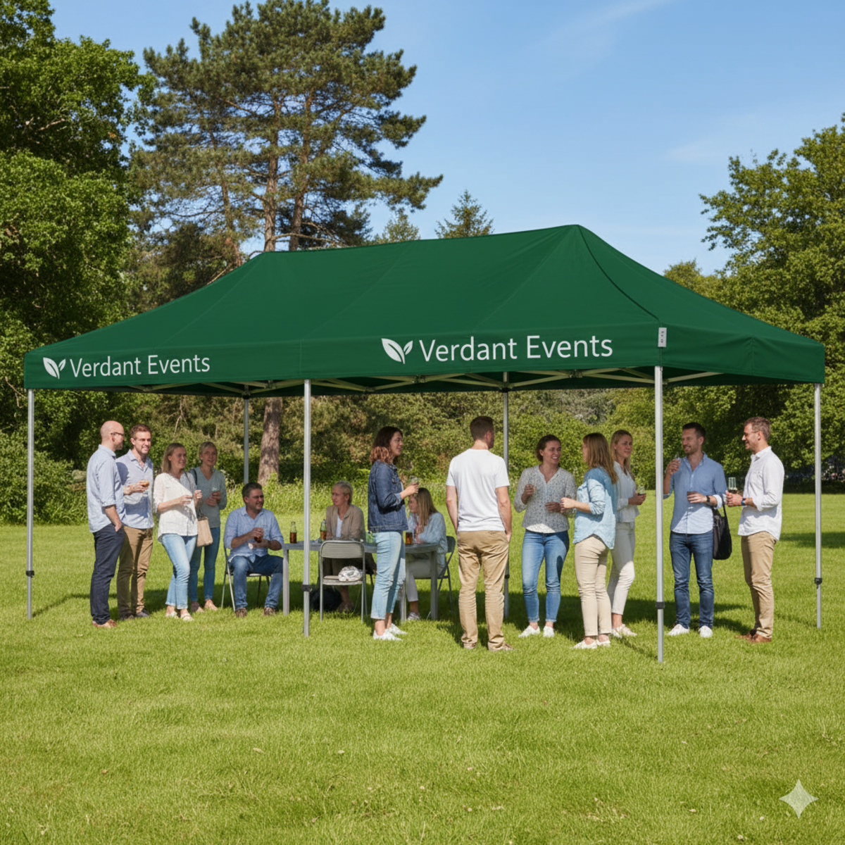 Foldetelt Komplet 3x6m Premium