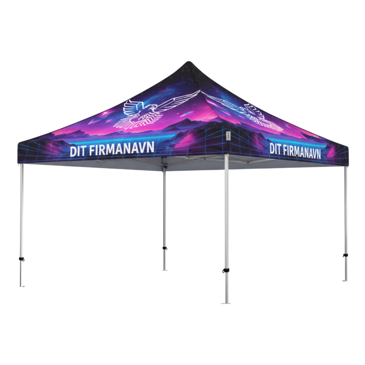 Foldetelt Komplet 4x4m Premium