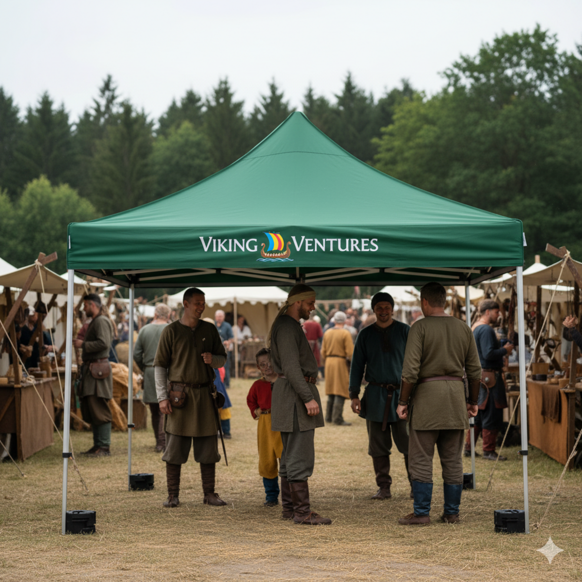 Foldetelt Komplet 4x4m Premium