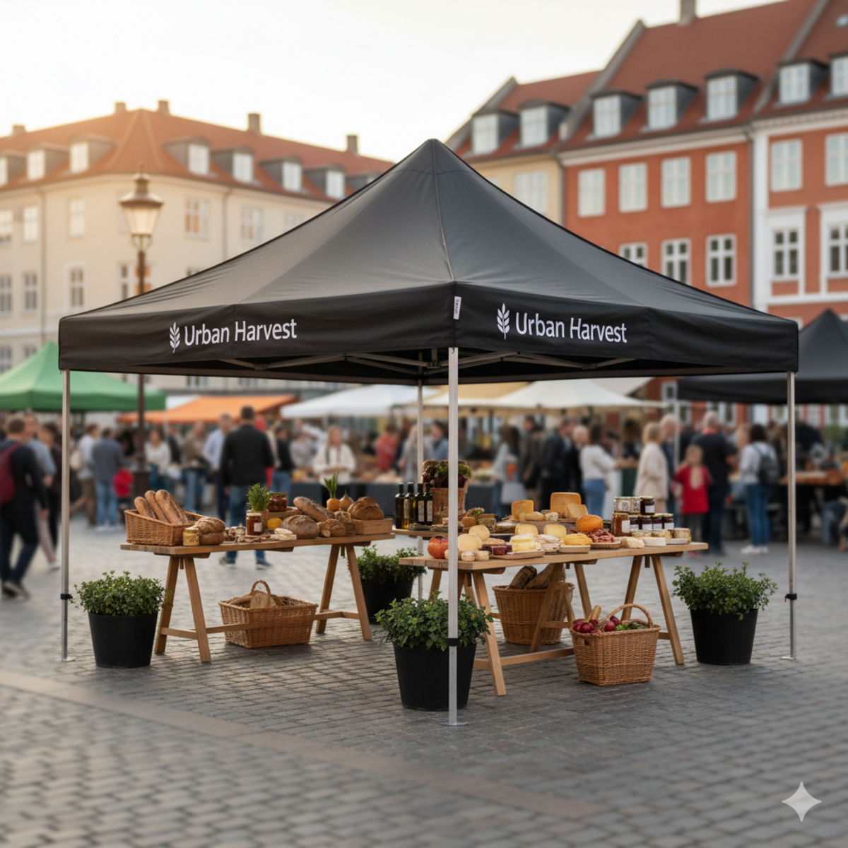 Foldetelt Komplet 4x4m Premium