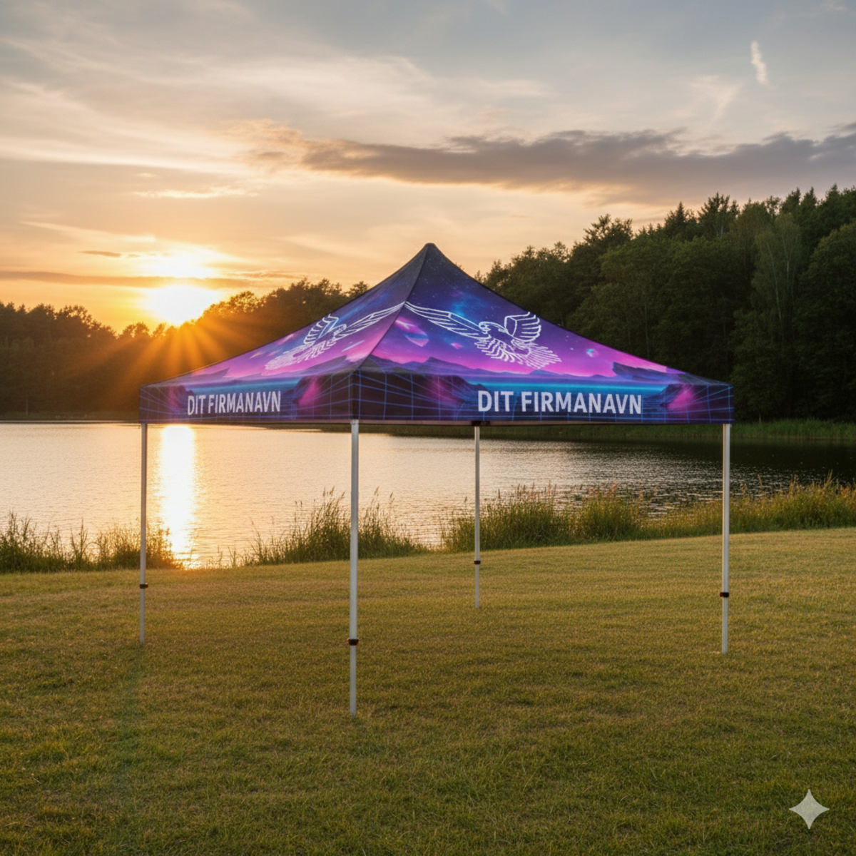 Foldetelt Komplet 4x4m Premium