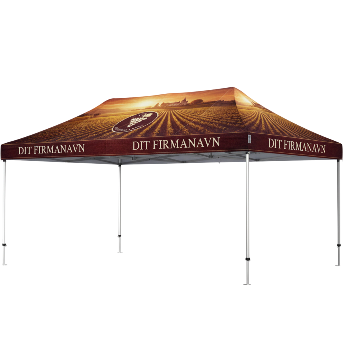 Foldetelt Komplet 4x6m HEXA Heavy Duty