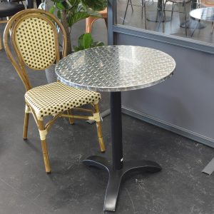 INOX bordplade - rund