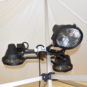 Infrarød varmelampe til Standup, 3x500watt