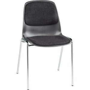 BERTRAM stabelstol m/kobling m/polster