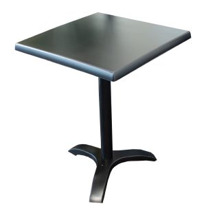 WERZALIT - Sort bordplade firkantet