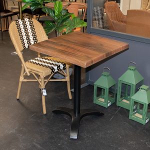 WERZALIT - Antik eg bordplade firkantet